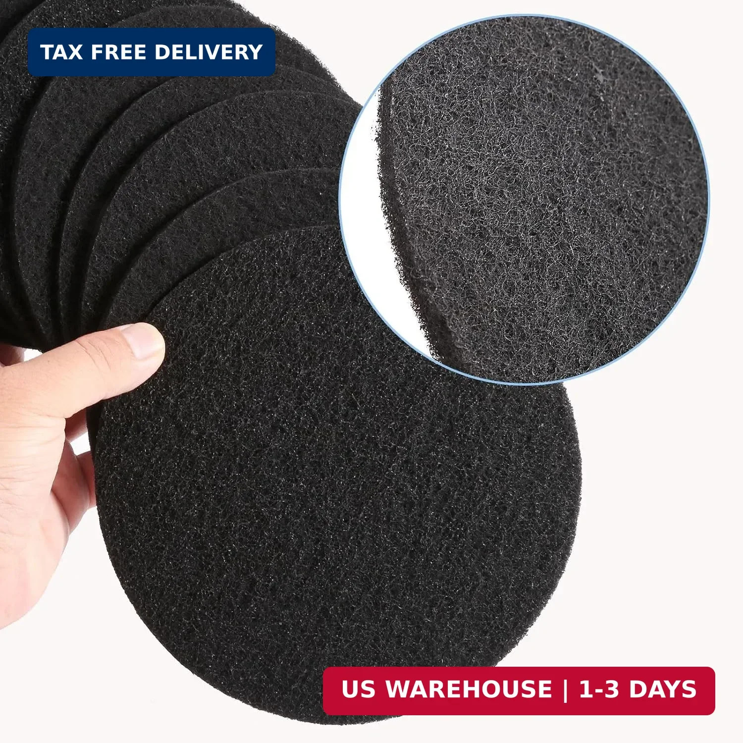 Charcoal Filters for Kitchen Compost Bin, 10 Pack Compost Filters for Countertop