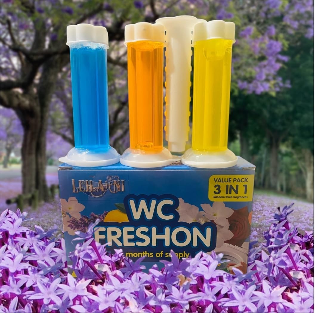 Toilet Bowl Cleaner Gel, 3-in-1 Value Pack, 42 Flower Fragrances,3 Months supply