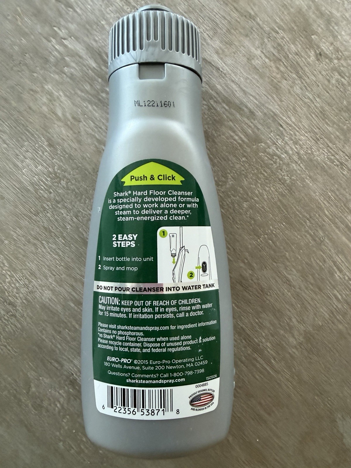 OEM Shark Hard Floor Cleanser Multi-Floor 20oz Waterfall Fresh Biodegradable New