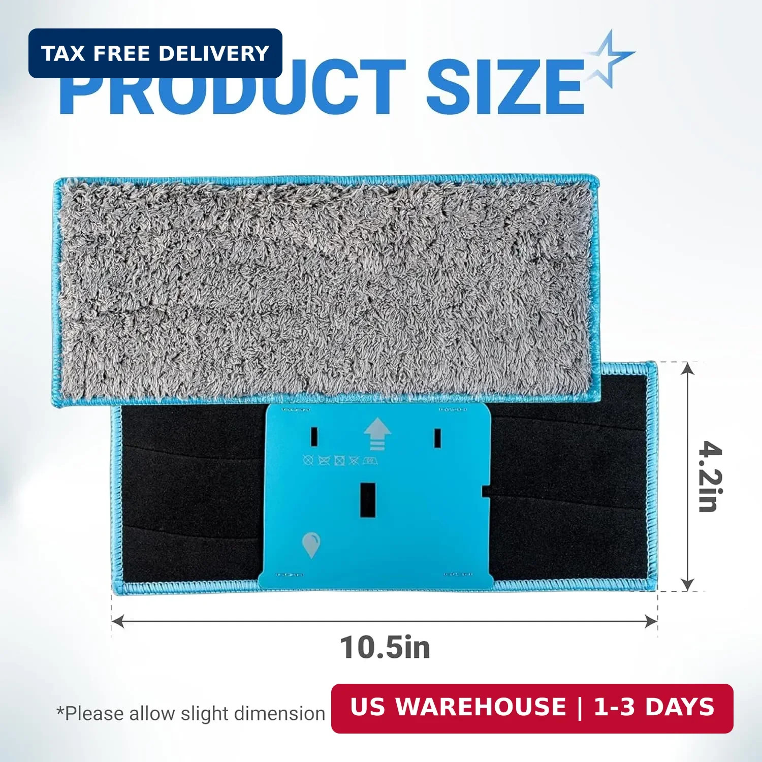 10 Packs m6 Washable and Reusable Wet Mopping Pads – Compatible with i