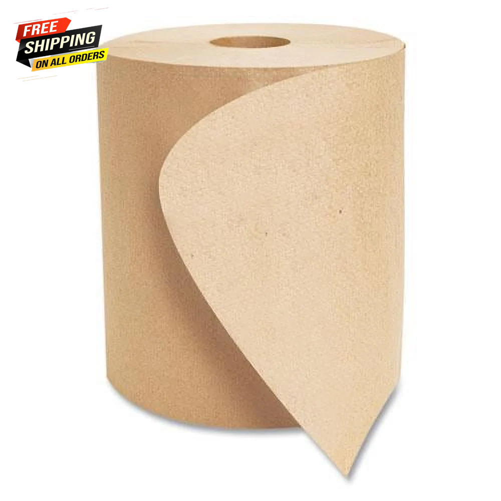 Morsoft Universal Roll Towels, 8″ X 800 Ft, Brown, 6 Rolls/Carton -MORR6800
