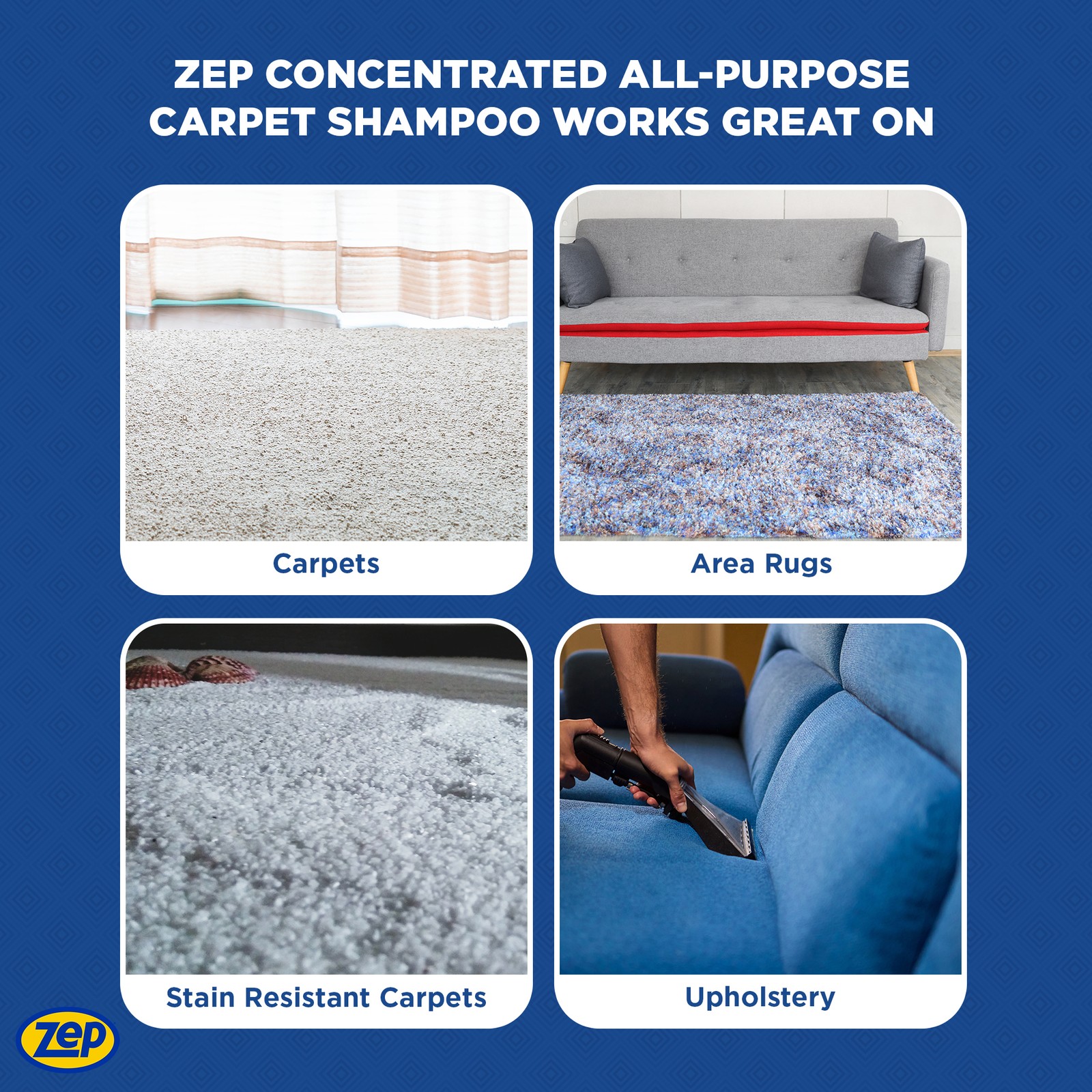 Zep All-Purpose Carpet Shampoo Concentrate Cleaner