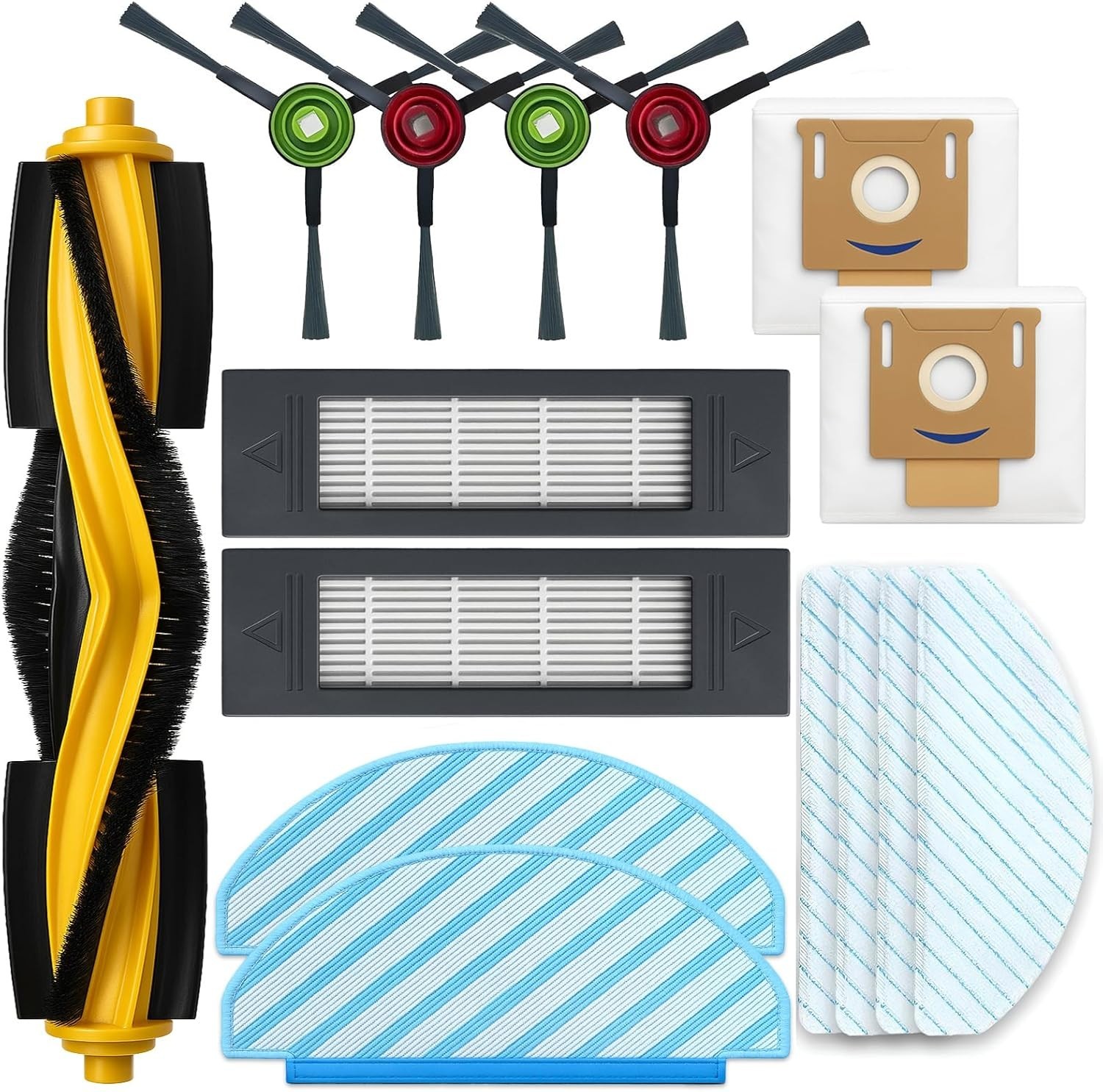 DVX34 Accessories Kit for Yeedi Vac 2 Pro/Vac/Vac Max/Vac Station Robot Vacuum R