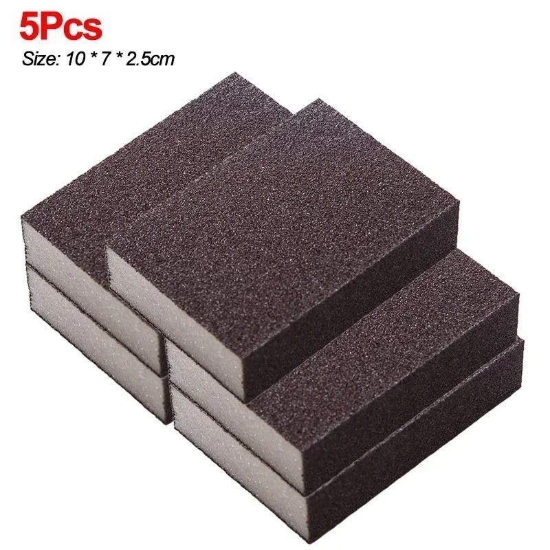 1/10PCS Carborundum Rust Remove Sponge – Heavy Duty Kitchen Cleaning Eraser