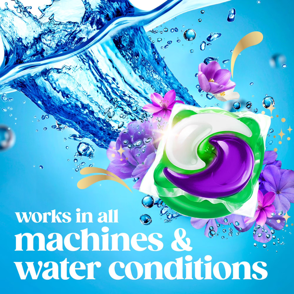 Gain Plus Flings Laundry Detergent Pacs, Moonlight Breeze All-In-One Clean, 45ct