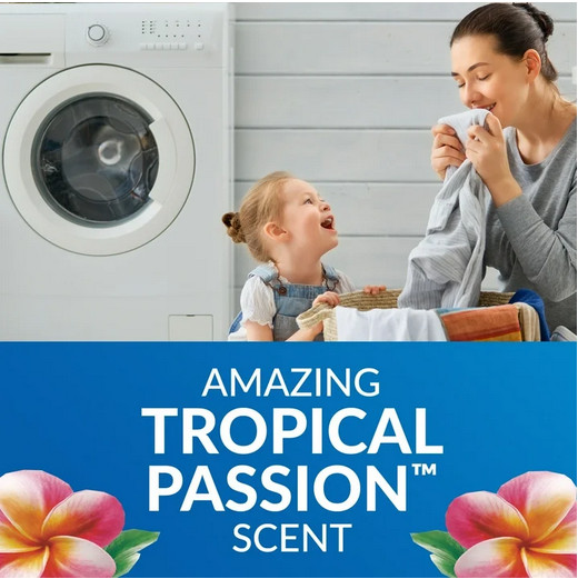 Xtra Tropical Passion, 260 Loads Liquid Laundry Detergent, 312 fl oz