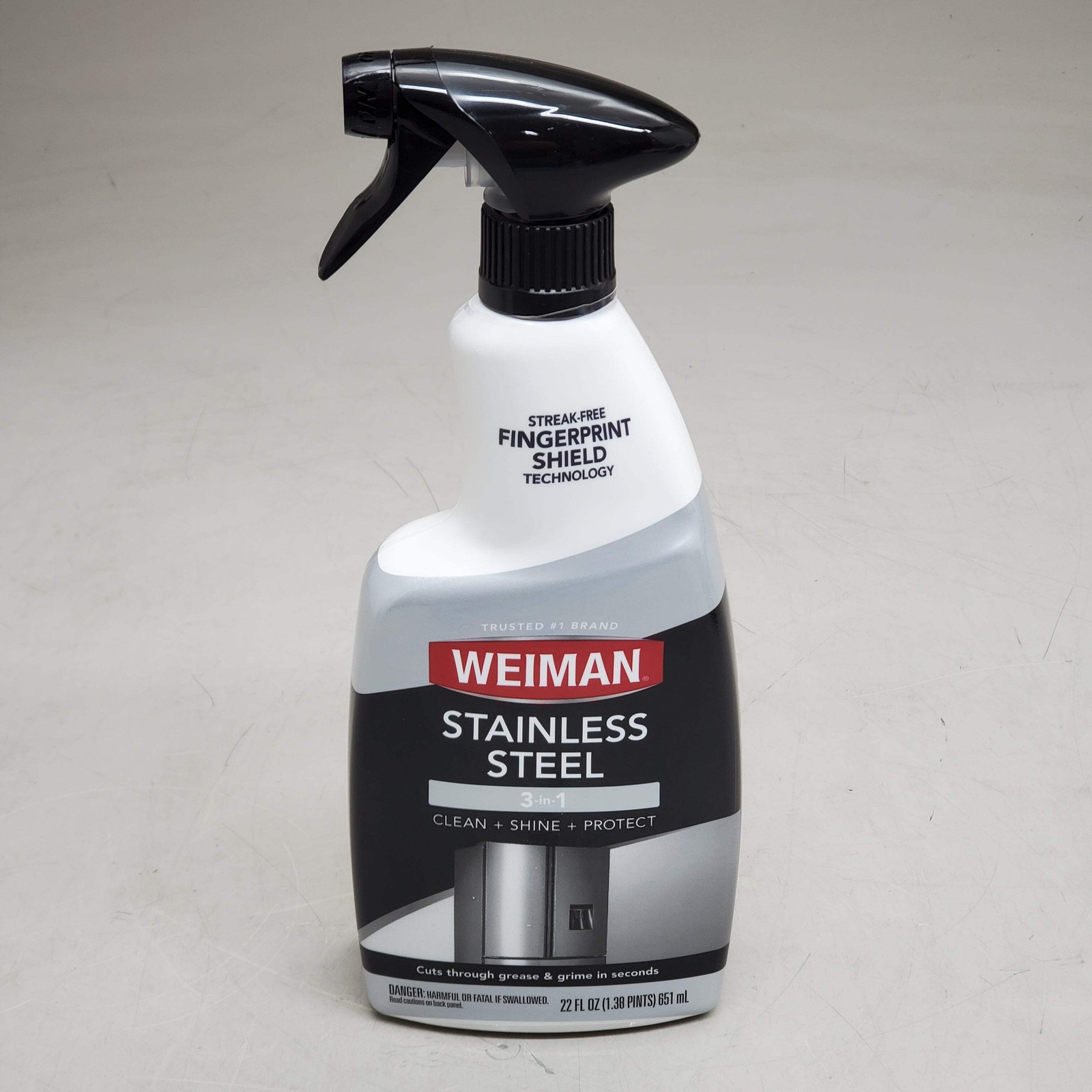 WEIMAN (2 Pack) Stainless Steel 3 in 1 Clean Shine Protect Cleaner 22 fl oz 108A