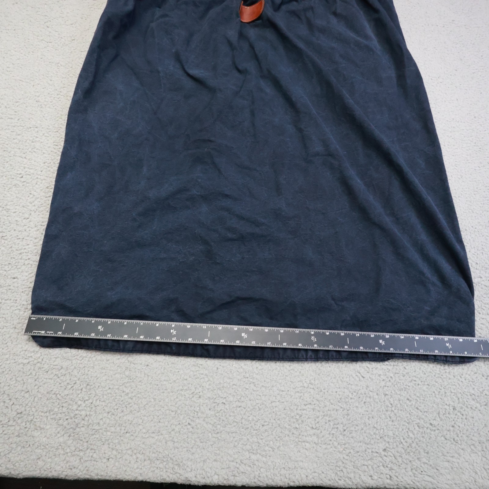 Jon Hart Design Large Navy Blue Heavy Canvas Drawstring Laundry Bag