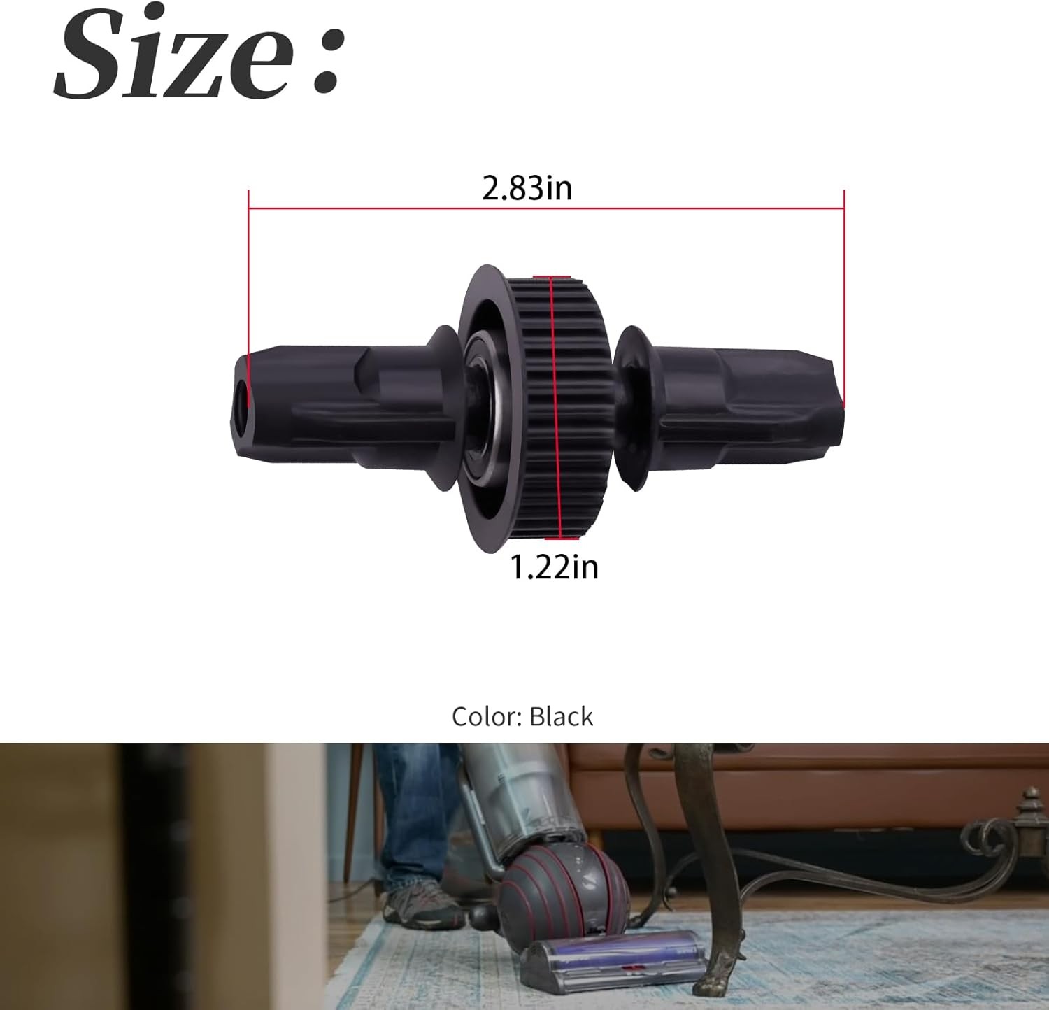 1Pcs Brush Roll Center Gear Wheel Fits Dyson UP13 UP14 UP19 UP20 DC40 DC41 DC65