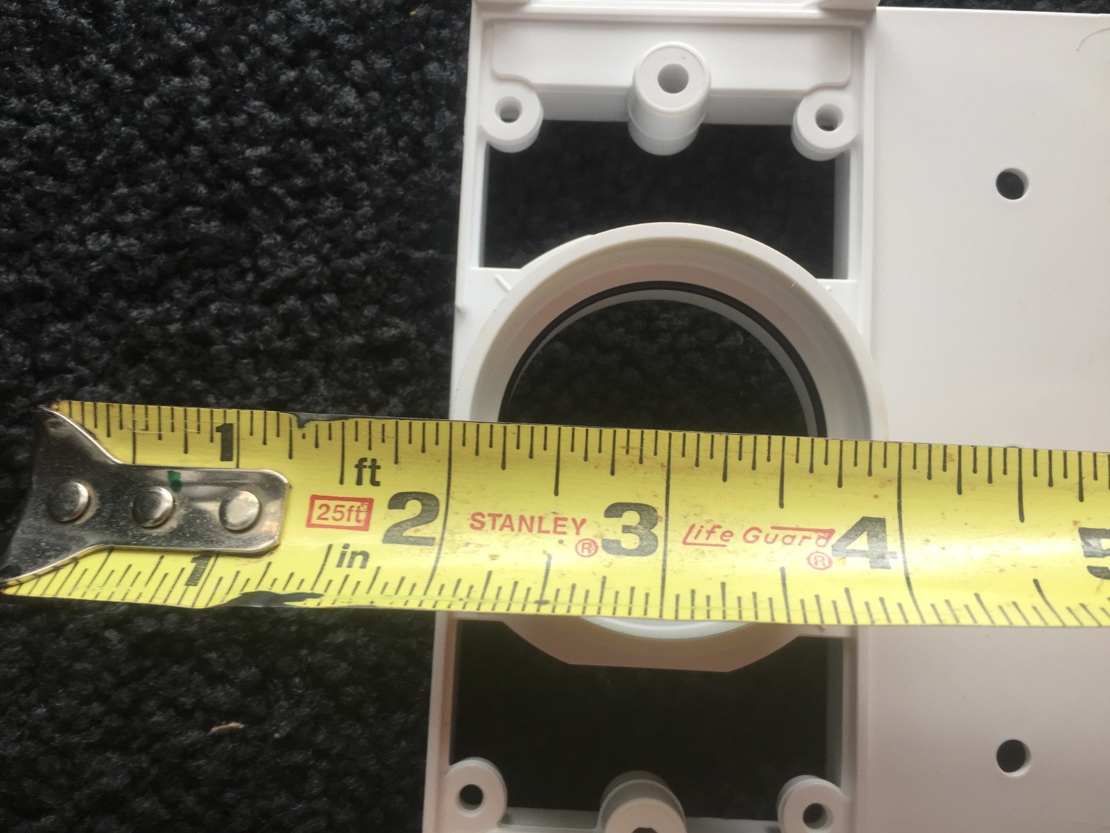 Inlet Valve Mounting Bracket for Central Vacuum Parts Wall Built-in System