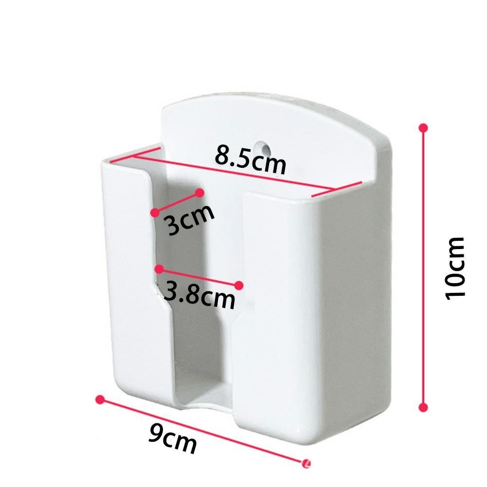 Universal-White Air-Conditioner Remote Control Holder Wall-Mounted Box Storage