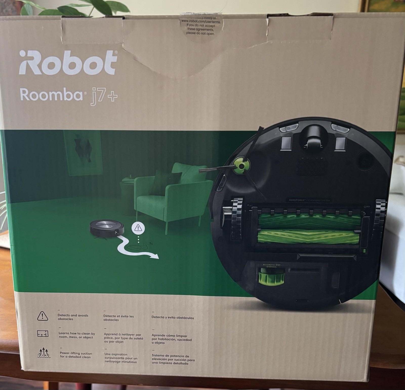 iRobot Roomba j7+ Robot Vacuum w/ Clean Base, Obstacle Avoidance, Wi-Fi