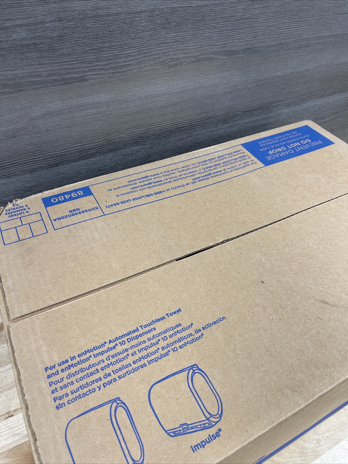 enMotion 89480 Brown Paper Towel Roll, 10” X 800ft, Case of 6 Rolls New