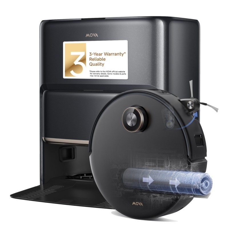 MOVA Z60 Ultra Roller Complete Refurbished B Robot Vacuum and Mop