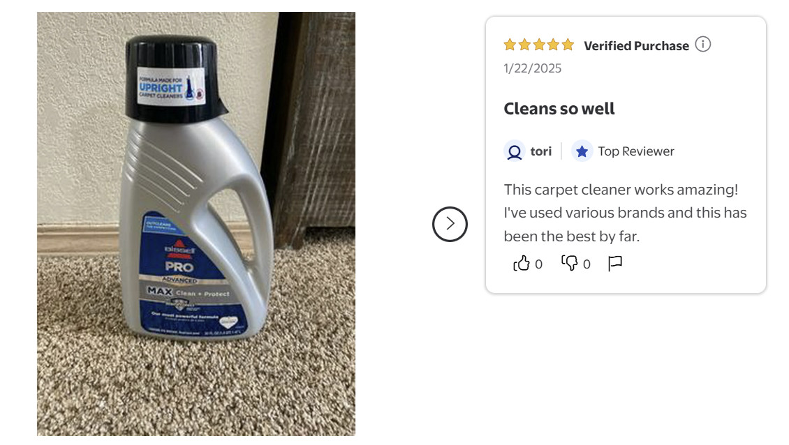 BISSELL Advanced Pro Max Clean + Protect Deep Cleaning Carpet Formula, 50 oz.