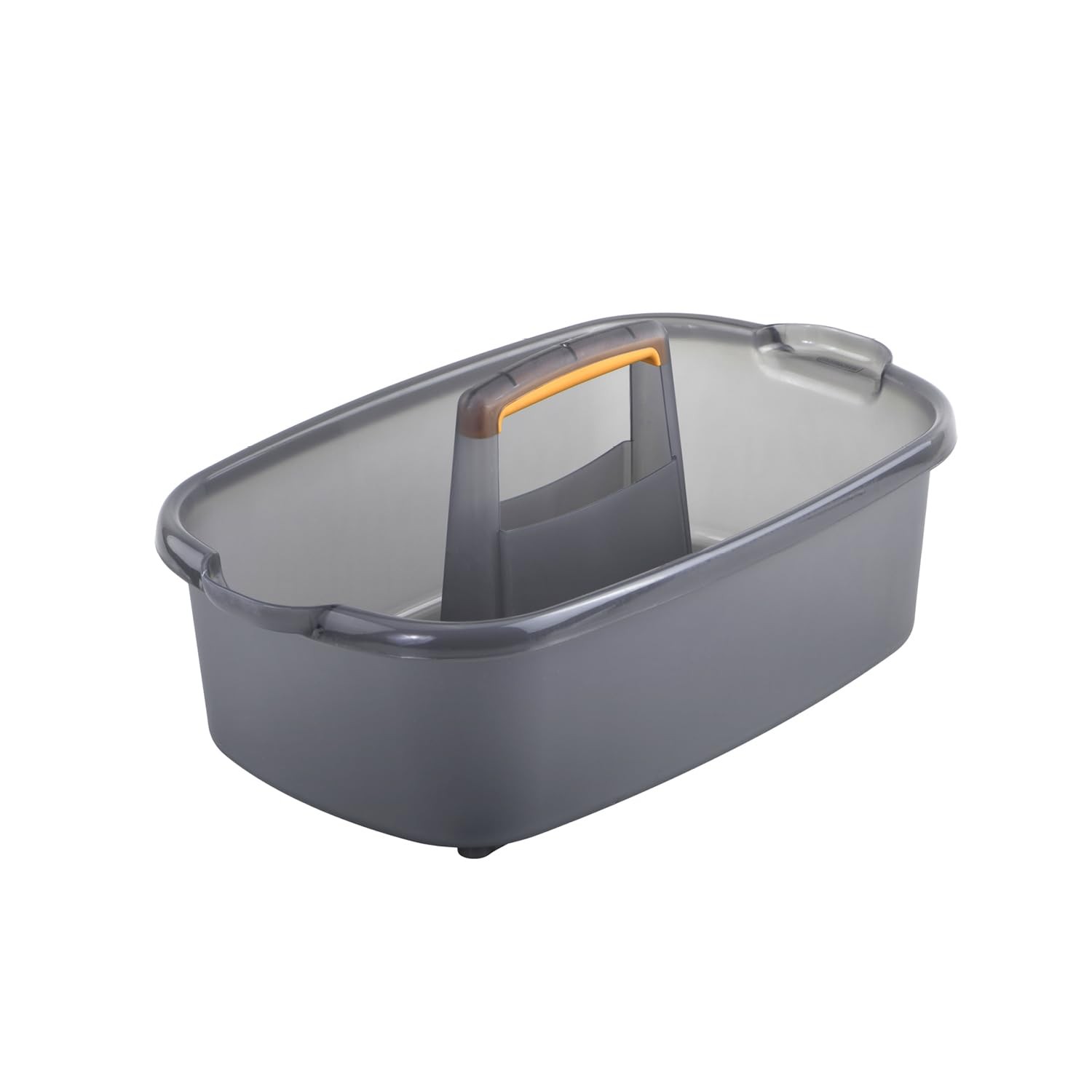 Casabella Cleaning Storage Caddy with Handle Plastic 1.85 Gallon, Gray