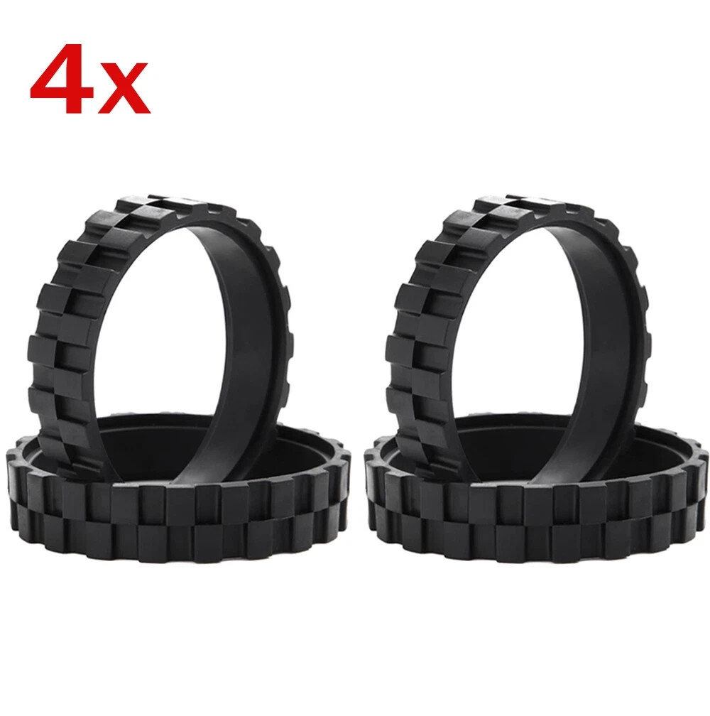 4X Vacuum Robot Tires for Irobot Roomba Wheels Series 5/6/7/8/9/I7 S9+ Anti-Slip
