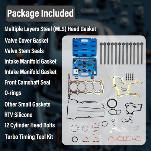 1.4 L Engine Cylinder Head Gasket Kit with Head Gasket Kit and Timing Tool Kit