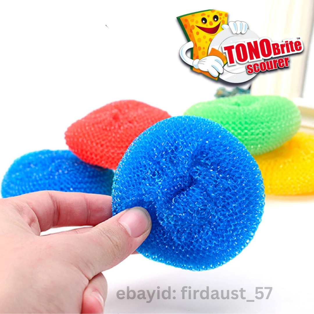TONObrite Scourer Cleaning Netting Ball Sponge 9cm Kitchen Dishwashing Pad