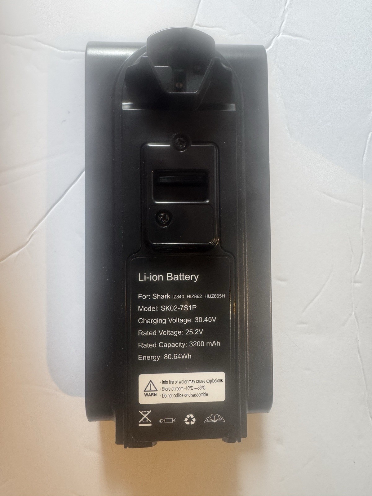 shark vacuum battery replacement