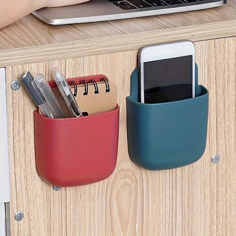 Wall Mounted Smart TV Remote Control Holder Home Office Organiser Storage+