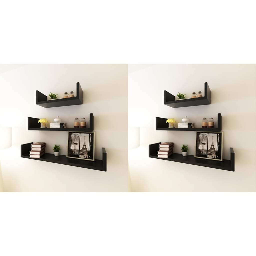 Wall Shelves Floating Shelves Wall Mounted Display Shelves for Book DVD vidaXL