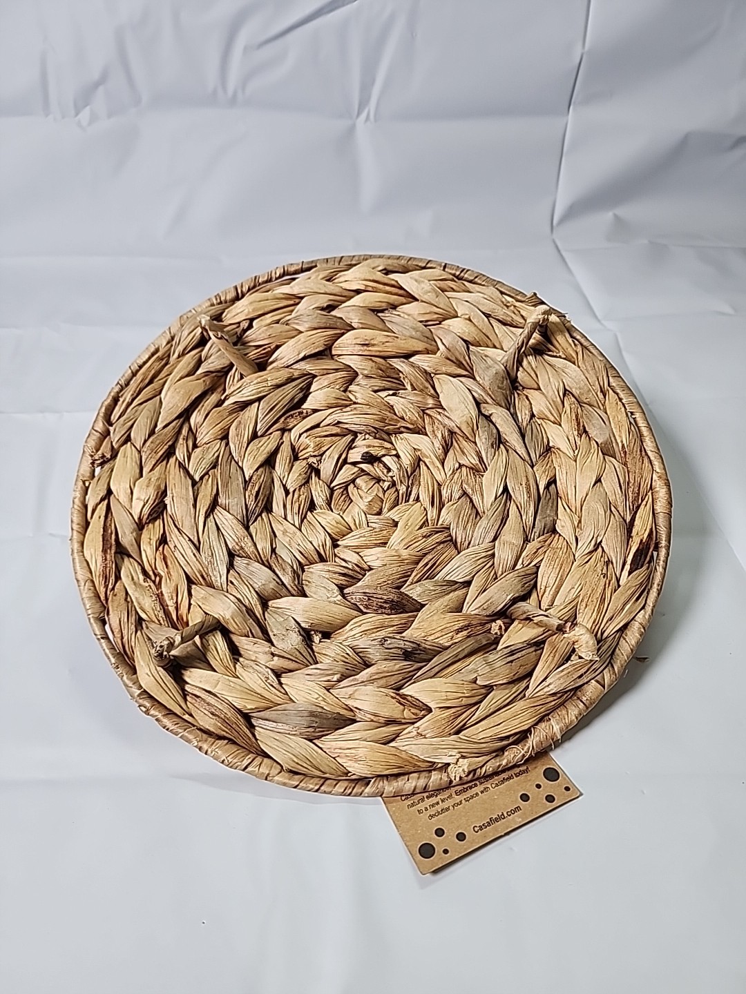 Bathroom Trash Can Replacement Lid Only Hyacinth Seagrass Wicker Waste Basket