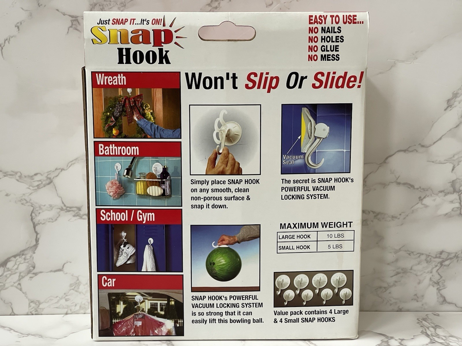 Snap Hook 8 Piece Value Pack Pak 4 Large & 4 Small ASOT (1,2)