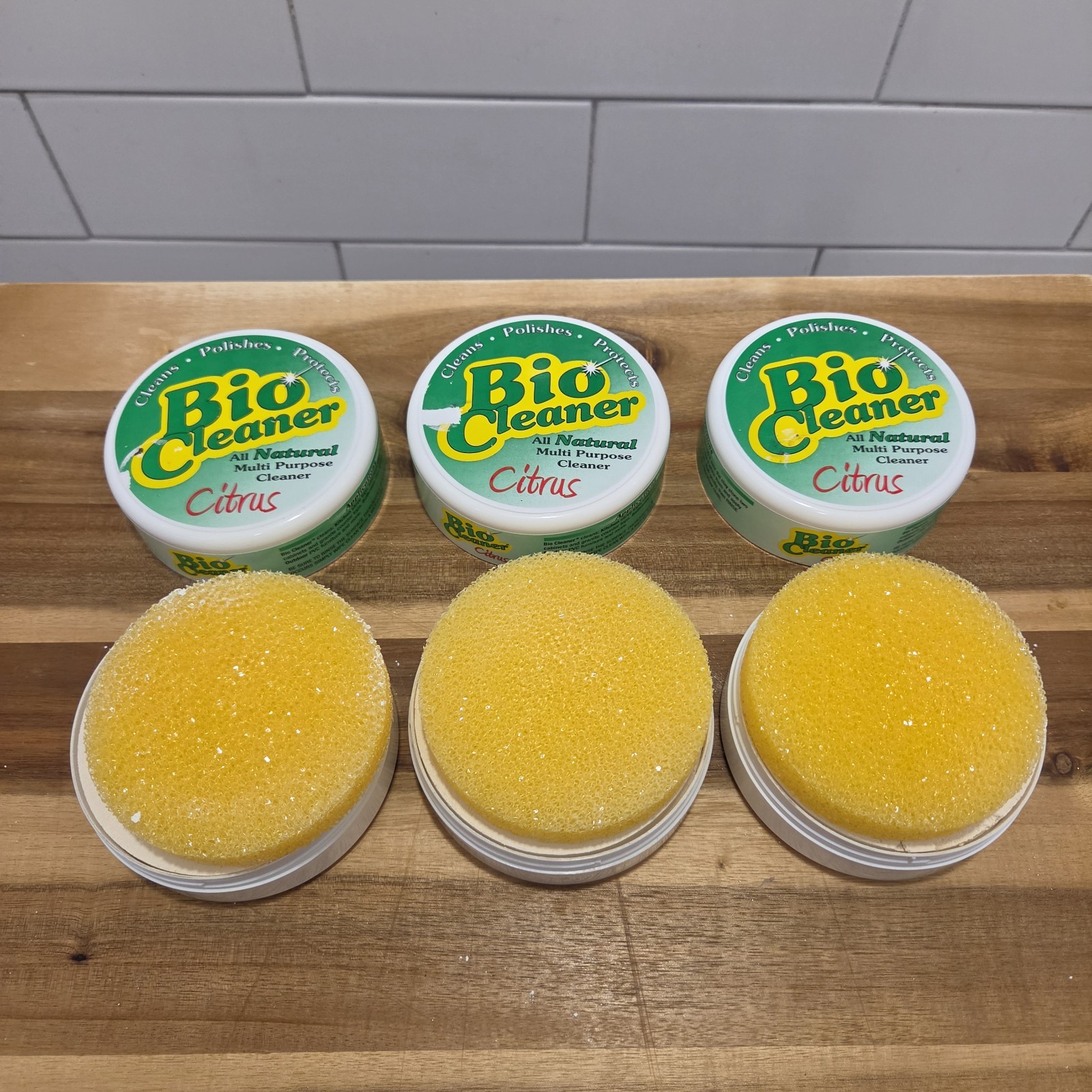 (3) BioCleaner Citrus 10.5oz Plus Scrubber All Natural Multi Purpose Cleaner Lot