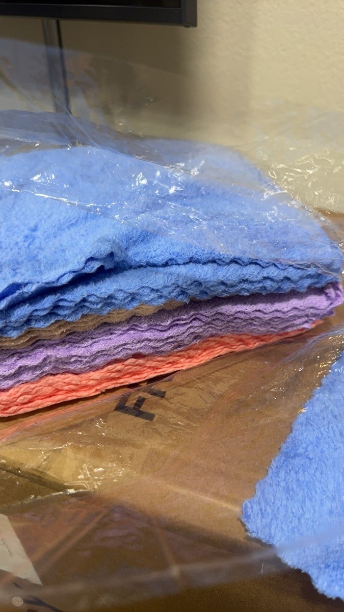Set of 40 Pack Microfiber Cleaning Cloths Car Detailing Polishing Towels