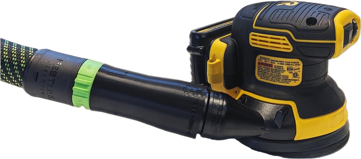 Vacuum Adapter for Dewalt or Craftsman Sanders – Dust Collection – Galactic…