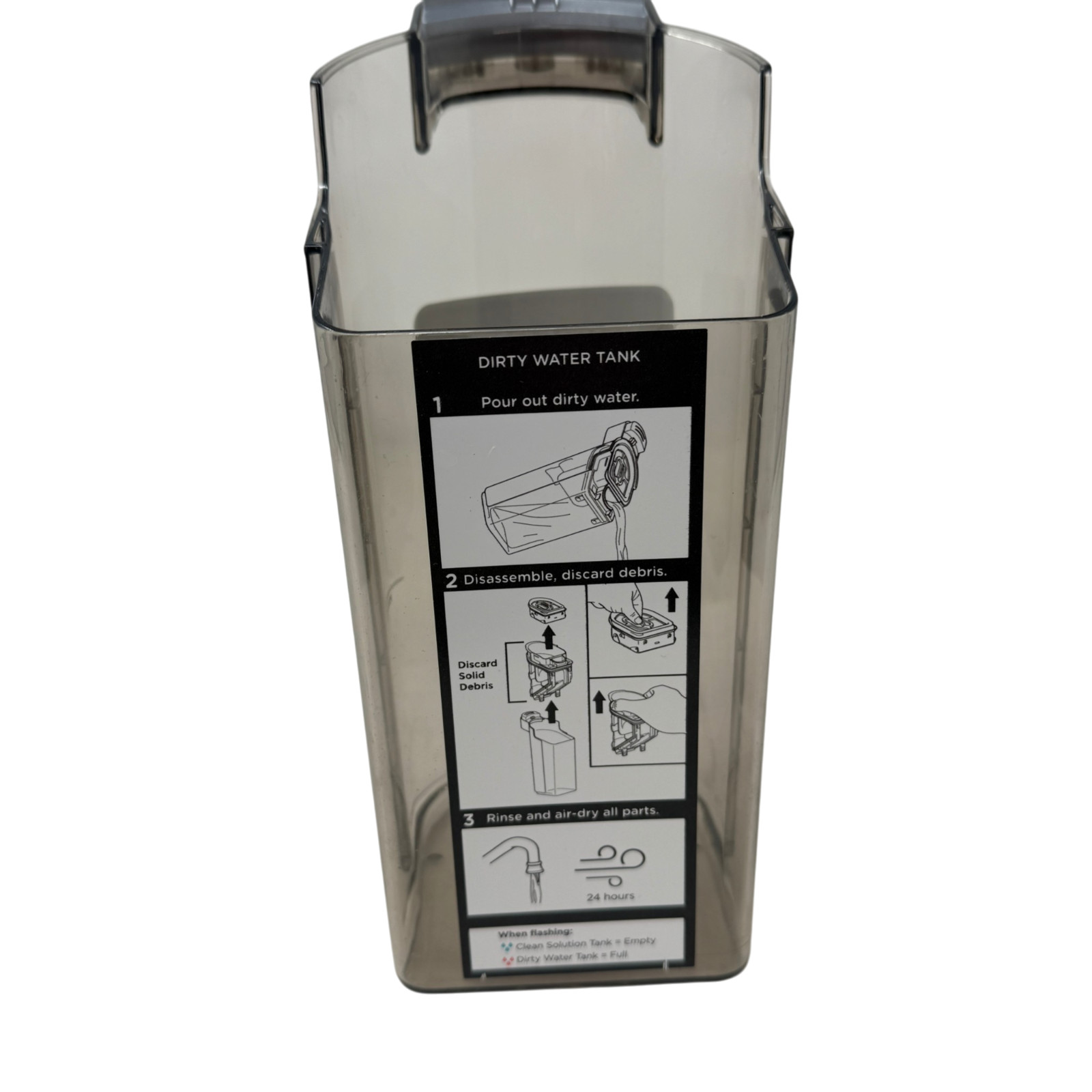 SHARK HYDROVAC WD100 WD101 WD201 Dirty Water Tank Replacement Part