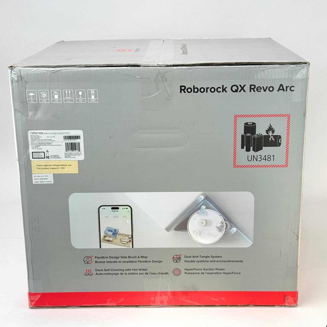Roborock QX Revo Curv Arc Robot Vacuum & Mop – NEW, Sealed!