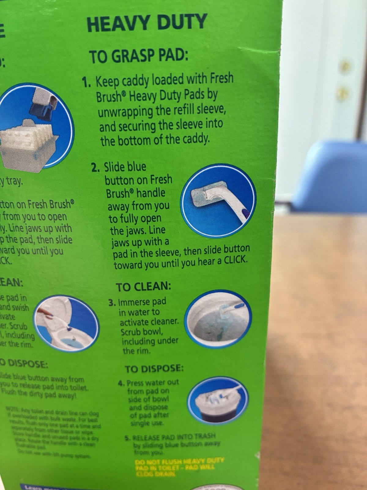 Scrubbing Bubbles Fresh Brush Starter Kit/Caddy 2 Toilet Cleaning Pads 4-in-1