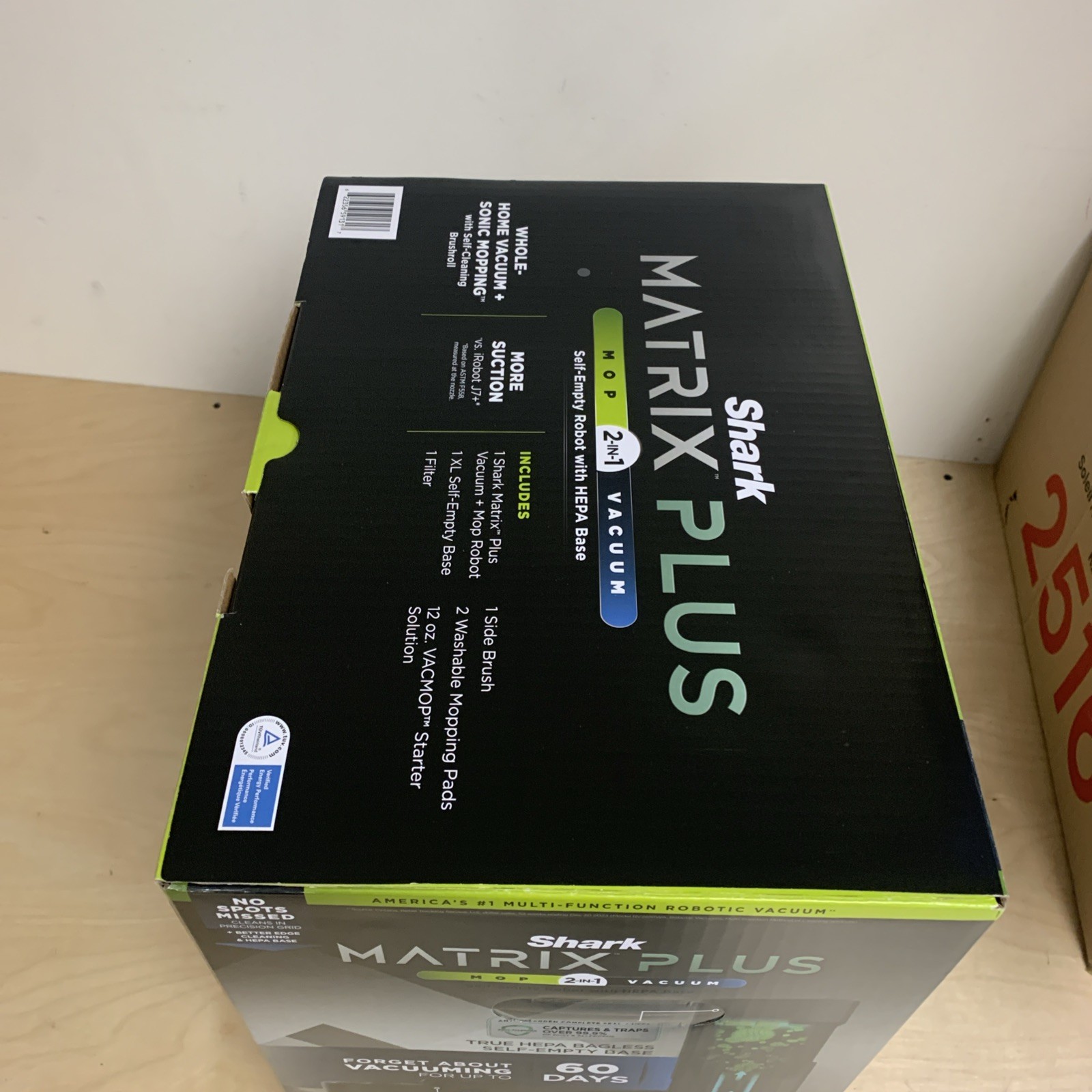 Shark Matrix Plus 2-in-1 Robot Vacuum &Mop Self-Empty Base Sonic Mop BOX DAMAGE