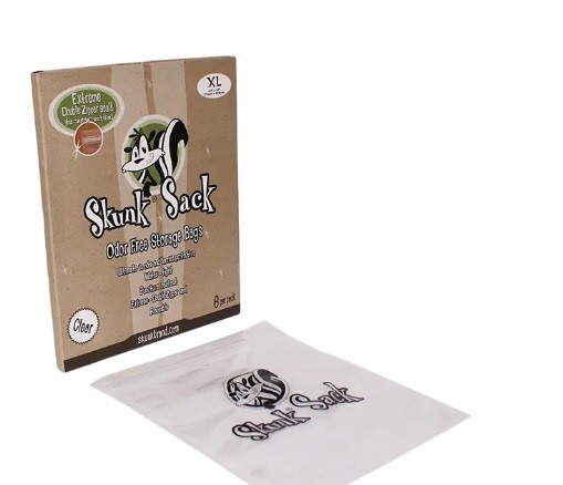 8.5″x10″ Skunk Sack Storage Bag X-Large BLACK Air/Water Tight. Smell Proof 6 BAG