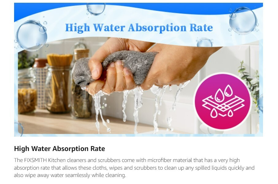 Microfiber Cleaning Cloth Micro fiber Towels Lint-Free Highly Absorbent Rags 8pc