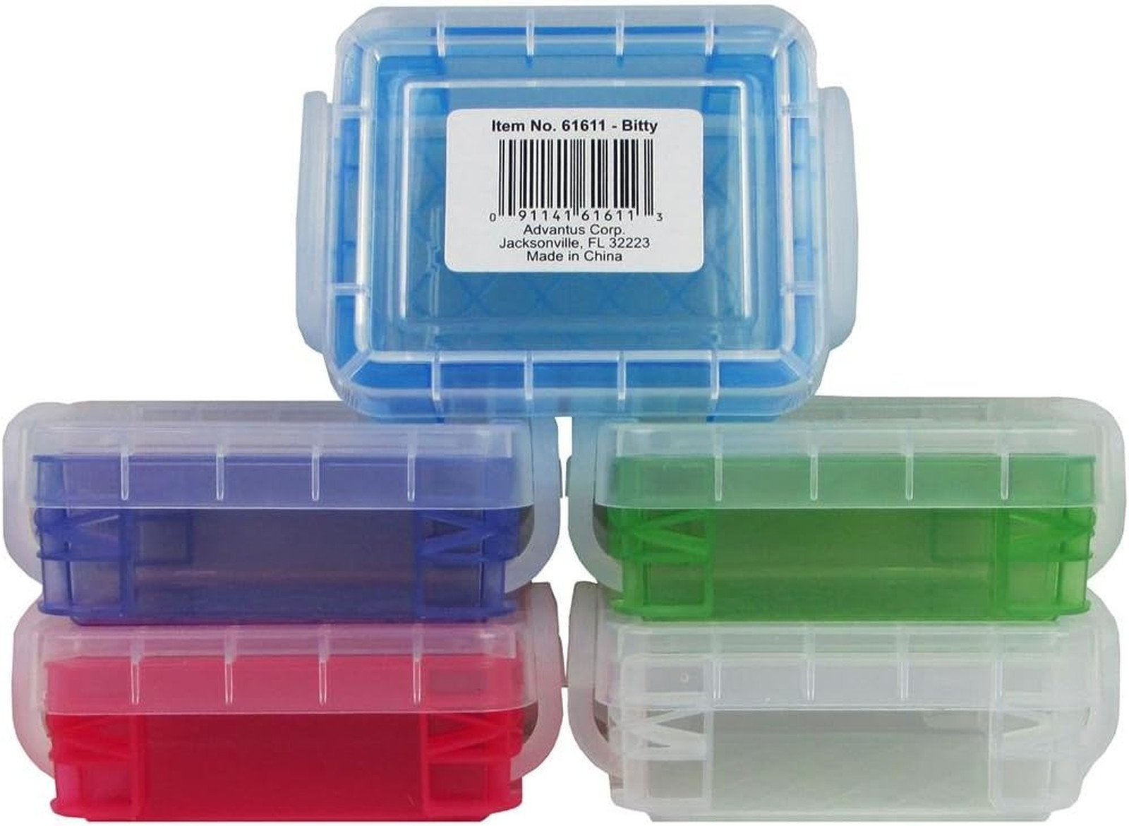 Storage Container Super Stacker Bitty Box Assorted Colors Pack of 1, Small