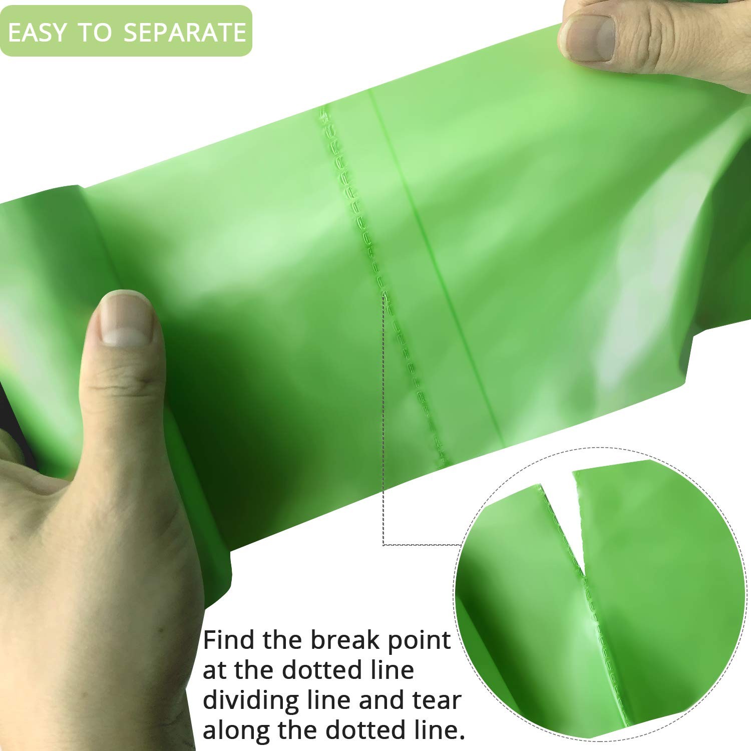 2 Gallon Compostable Trash Bags Small Biodegradable Garbage Bags 7.5 Liters Wast