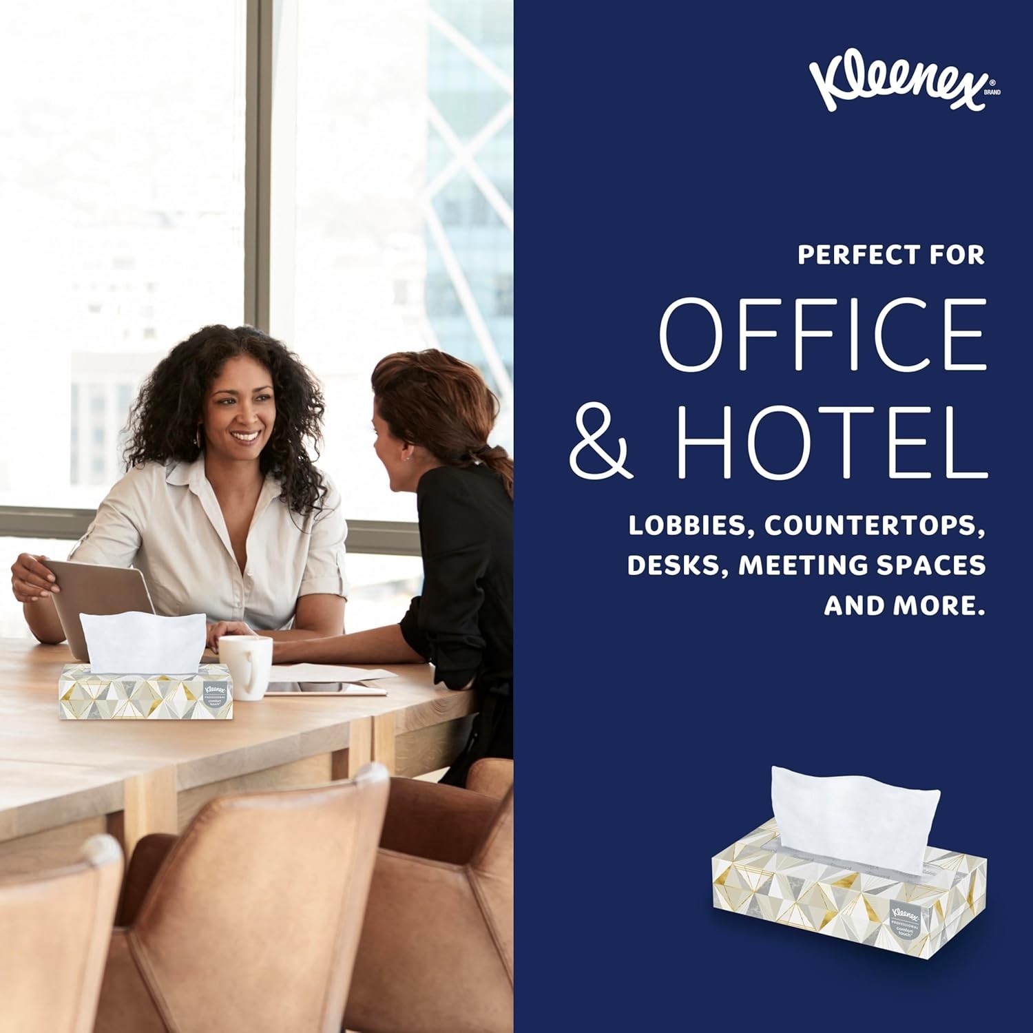 Facial tissue, (125 sheets per box, 48 boxes per carton,6,000 sheets per carton)