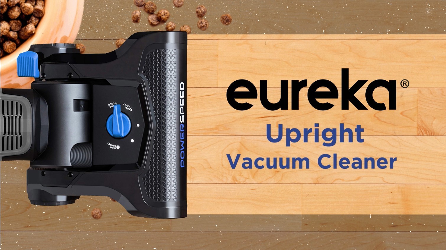 Upright Vacuum Cleaner Bagless 2.6L Dust Cup 960W Lightweight Corded Blue Pet