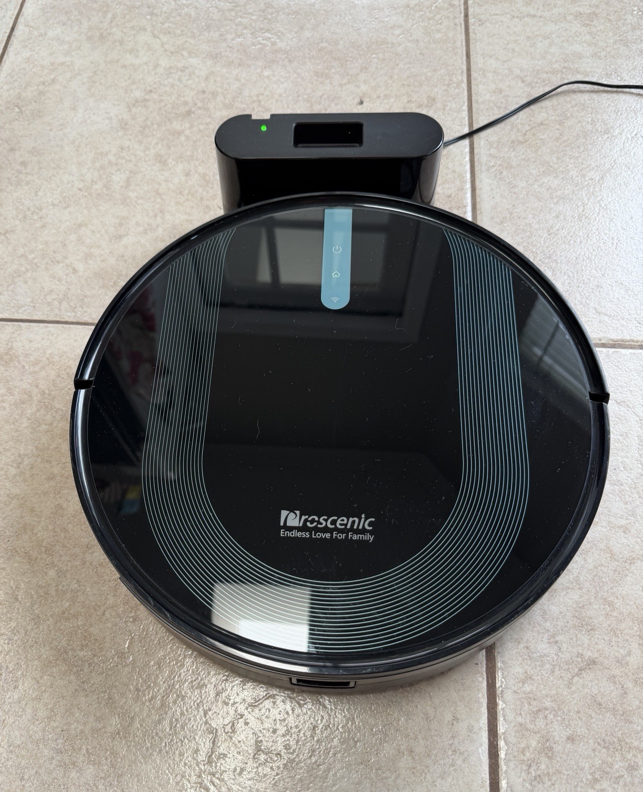 PROSCENIC WI-FI CONNECTED ROBOT VACUUM CLEANER 3-IN-1 – BLACK
