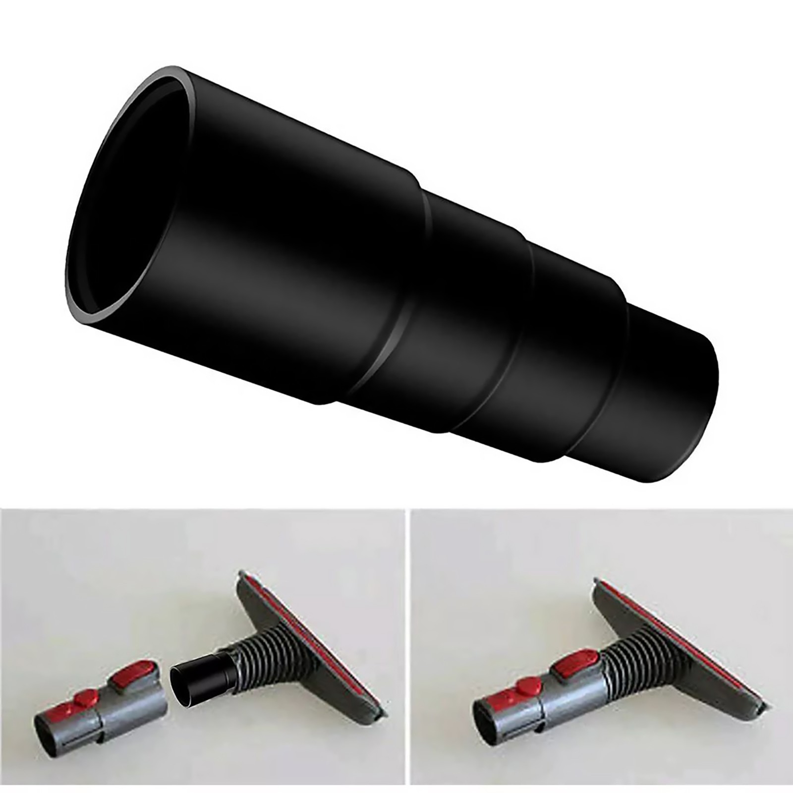 2X Vacuum Cleaner Power Tool Dust Extractor Hose Universal Adaptor Converter PVC