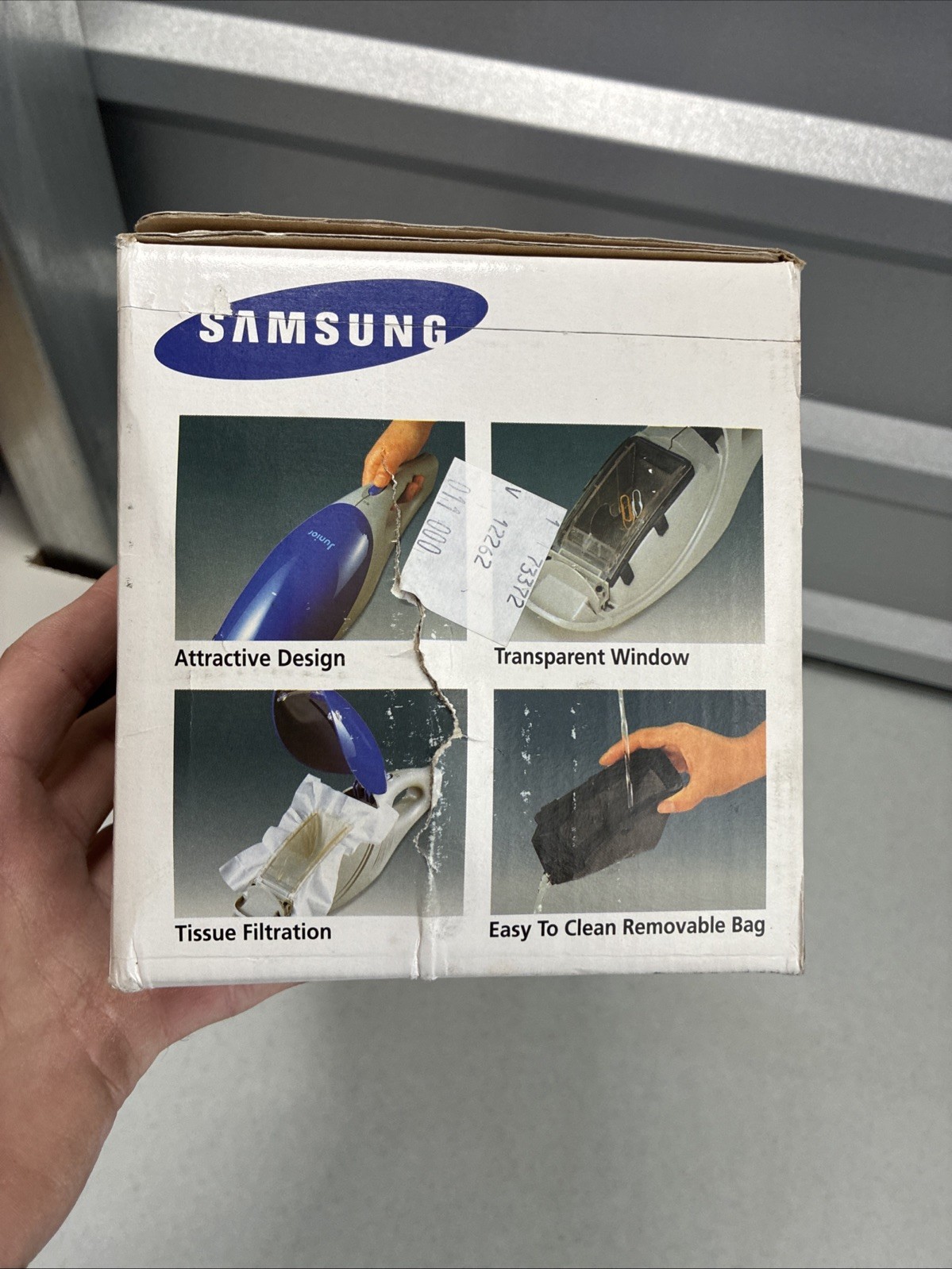 Vintage Samsung Junior Hand Held Vacuum New NOS VAH-1114B