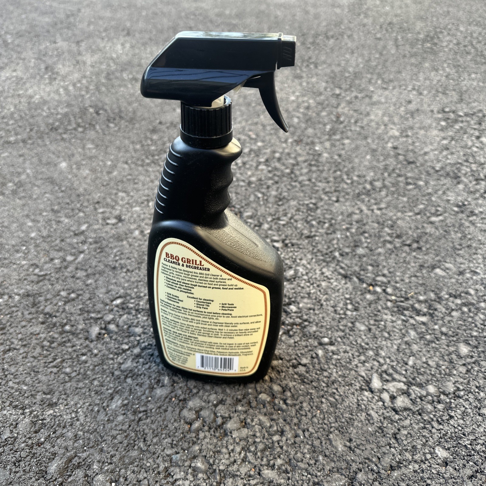 PARKER & BAILEY ~ BBQ GRILL OVEN Streak-Free CLEANER & DEGREASER No Oily Residue