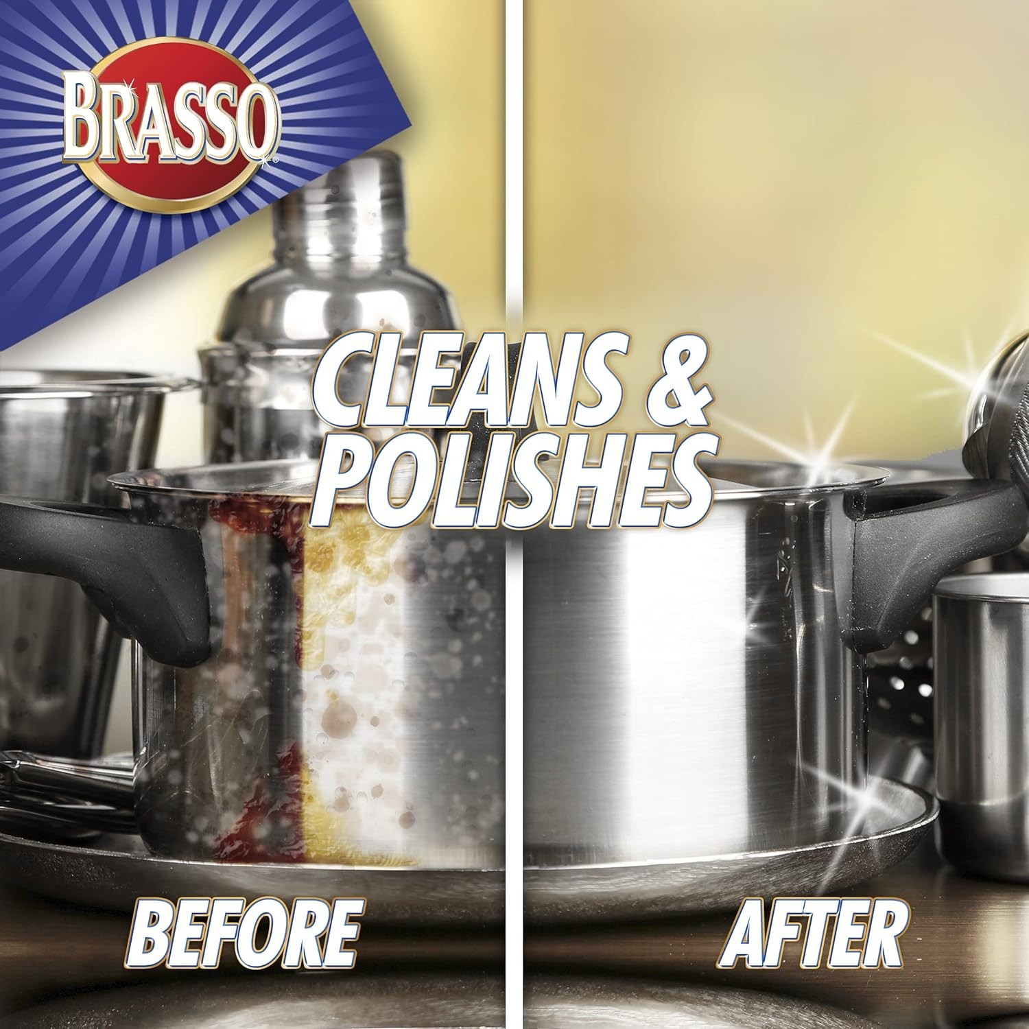 NEW Brasso-2660089334 Multi-Purpose Metal Polish, 8 oz(FAST SHIPPING)