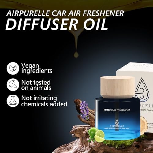 Car Air Freshener 50ML (1.7 FL OZ) Car Mahogany Teakwood – Wooden Cup Holder
