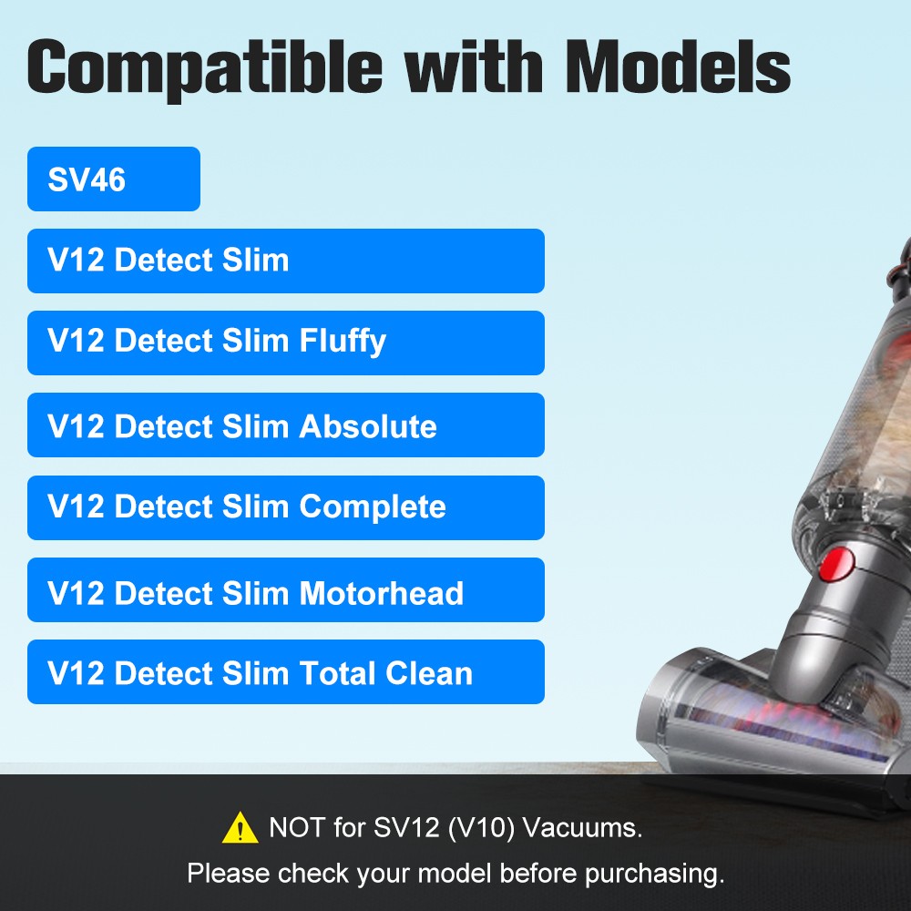 For Dyson V12 Battery Handheld Vacuum Cleaner Absoulte Slim 8.0Ah Battery