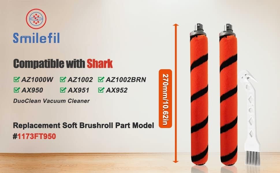 Smilefil 2 Pcs UV700 Replacement Brush Roll Compatible with Shark Apex AX950
