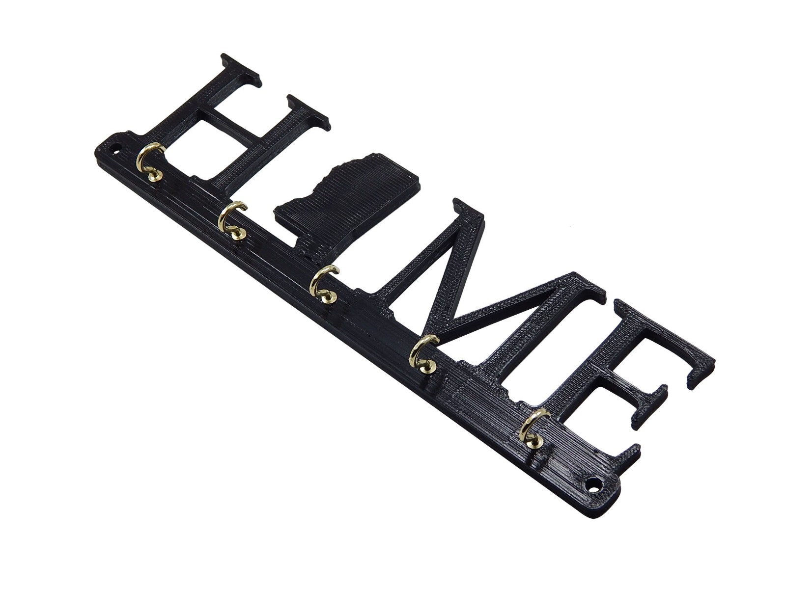Mississippi Home State Shape Key Holder Hanger Rack Hooks Housewarming Wall Gift